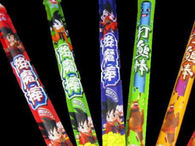 transparent PET material 100ml ice cream stick pouch bag