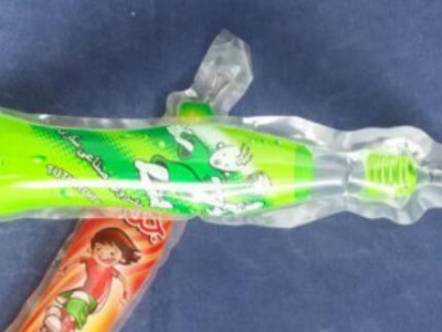 plastic wrapper bag packing popsicle
