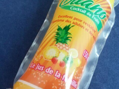 vivid shape beautifully printed juice packaging sachet