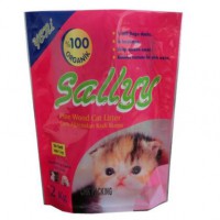 Stand up ziplock Pet Cat Litter packaging bag