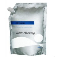 aluminum foil Stand up toner powder plastic pouch with spout/spout plastic bag