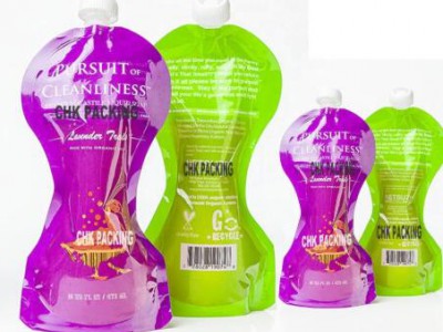 Factory Direct Sale drink pouch with spout packaging, 4OZ 8OZ shaped stand up pouch with spout