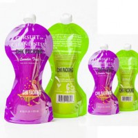 Factory Direct Sale drink pouch with spout packaging, 4OZ 8OZ shaped stand up pouch with spout
