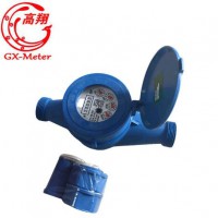 Blue color nylon multi jet dry dial water meter