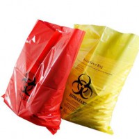 Side Gusset Bag Bag Type and Plastic Material big size blue drawstring plastic trash bag