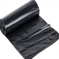 HDPE/LDPE black color plastic trash garbage bag on roll for serbia