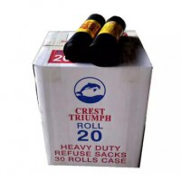 HDPE/LDPE clear plastic trash garbage bag for disposal can bin liner