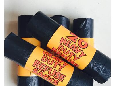 nigeria market black color refuse sacks with good quality