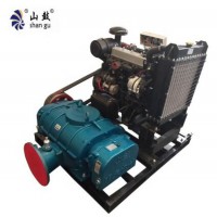 Shangu roots blower vacuum pump high pressure air blower grain flour conveying with diesel engine