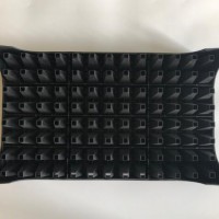 cheap price black plastic nursery plug tomatoes seedling trays