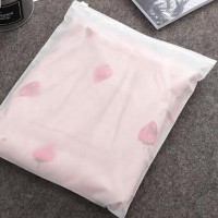 Wholesale woman dress plastic zipper packing bags