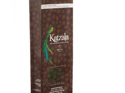 Side gusset flat bottom custom printed drip coffee bean packaging bag aluminum foil coffee bag