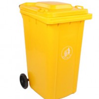 Recycling plastic material and stocked feature waste dustbin with custom capacity  100 - 549 Pie