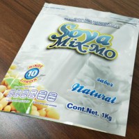 China supplier true compostable zipper stand up pouch biodegradable bag for food packaging