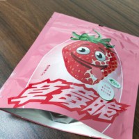 Plastic nylon stand up pouch empty biodegradable foil tea bag